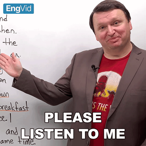 Please Listen To Me Alex GIF