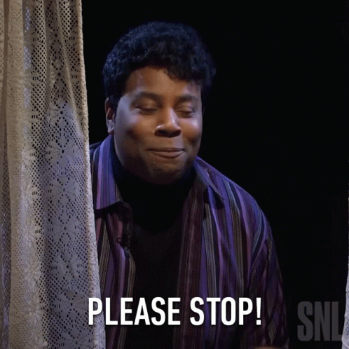 Please Stop Kenan Thompson GIF