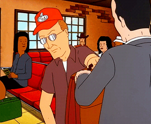 Pocket Sand Dale Gribble GIF