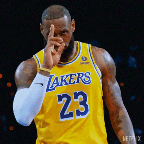 Pointing At You Lebron James GIF