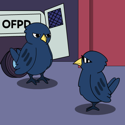 Pointing Twins GIF