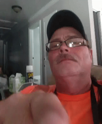 Poke Old Man GIF