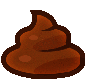 Poop Crap Sticker