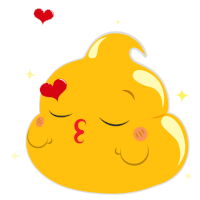 Poop Cute Sticker