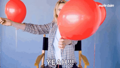 Pop A Balloon Cara Delevingne GIF