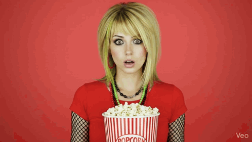 Popcorn Popcorn Eating GIF