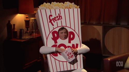Popcorn Popcorn Eating Popcorn GIF