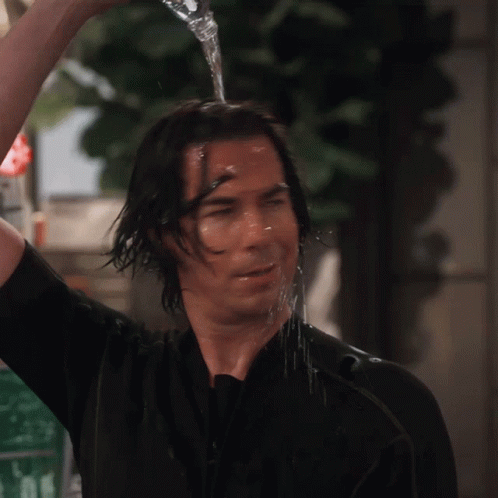 Pouring Water On My Head Spencer Shay GIF