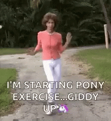 Prancercise Walking GIF