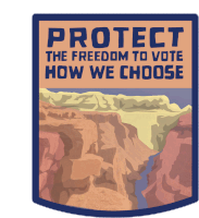 Protect The Freedom To Vote How We Choose Freedom Sticker