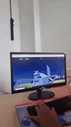Punch Monitor Rage Quit GIF
