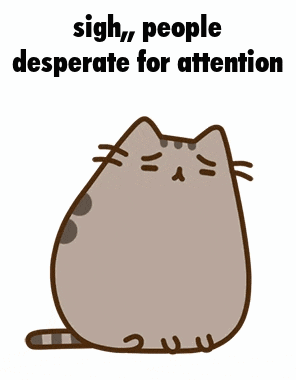 Pusheen Attention GIF