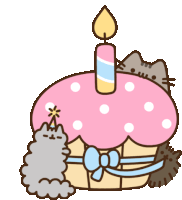 Pusheen Cake Sticker