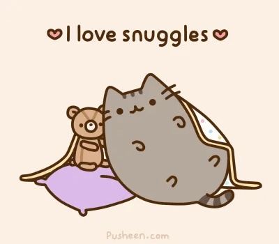 Pusheen Snuggles GIF