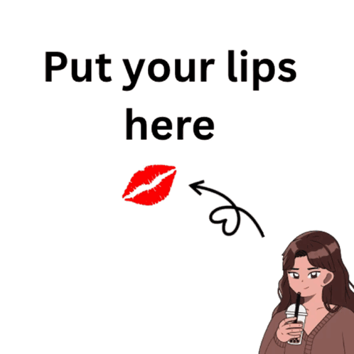 Put Your Lips Here Rat GIF