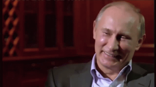 Putin Laughing GIF