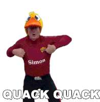 Quack Quack Simon Wiggle Sticker