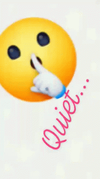 Quiet Shh GIF