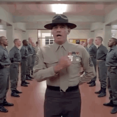 R Lee Ermey Full Metal Jacket GIF