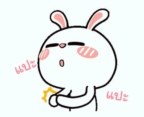 Rabbit Sticker Bunny Sticker GIF