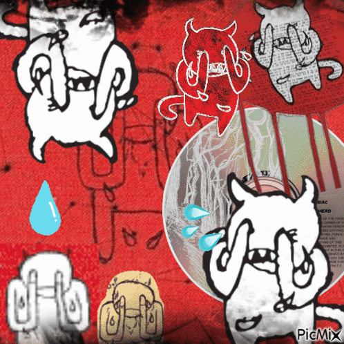 Radiohead Crying Minotaur GIF