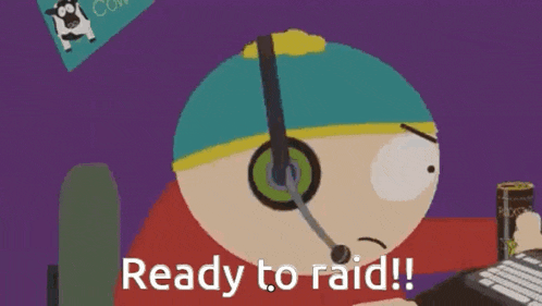 Raid Cartman GIF