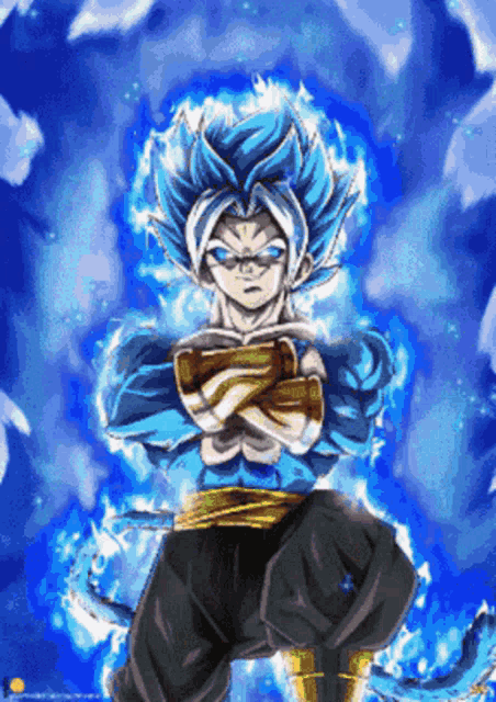 Rainbow Goku Saiyan GIF