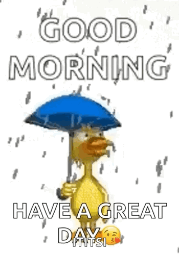 Raining Good Morning GIF