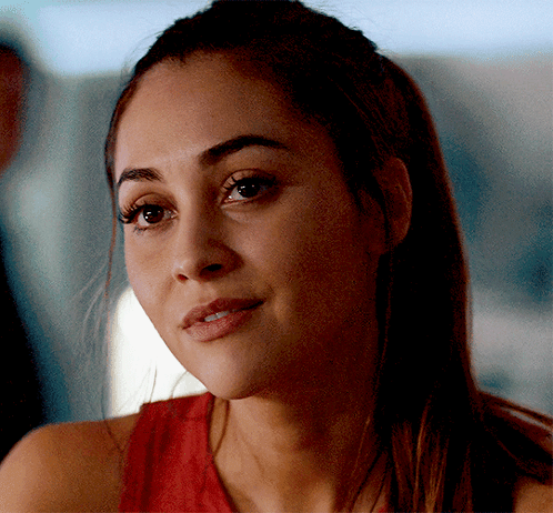 Raven Reyes Lindsey Morgan GIF