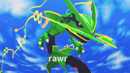 Rayquaza Mega Rayquaza GIF