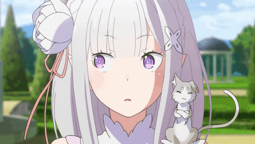 Re Zero Emilia GIF