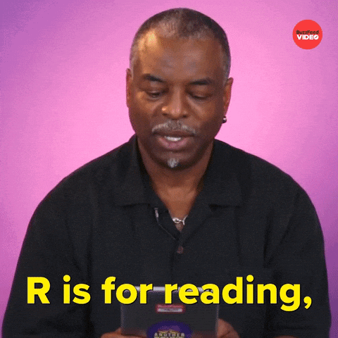 Reading Levar Burton GIF