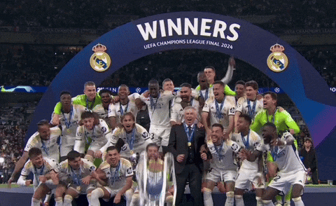 Real Madrid Hala Madrid Champions GIF
