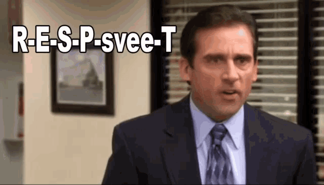 Respect Michael Scott GIF