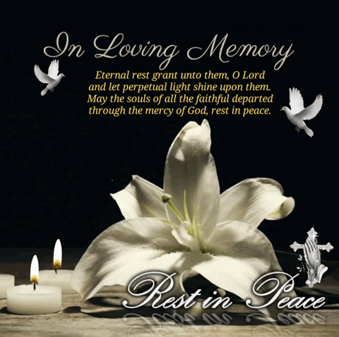 Rest In Peace Condolences GIF