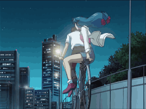 Retro Anime Night Vibes GIF