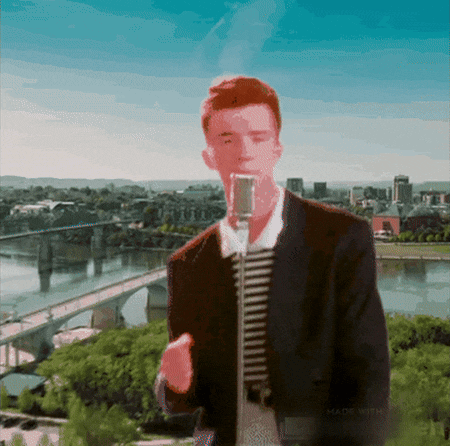 Rick Roll Rick Astley GIF