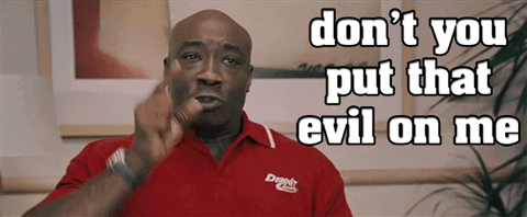 Ricky Bobby Evil GIF