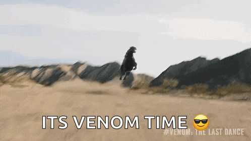 Riding Venom Horse Eddie Brock GIF
