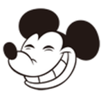 Rigoler Mickey Sticker