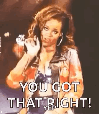 Rihanna Pointing GIF