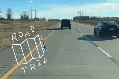 Road Trip Driving GIF