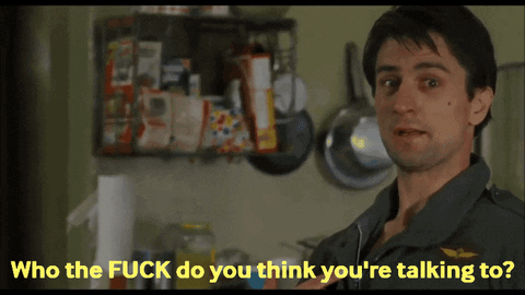 Robert De Niro Martin Scorsese GIF