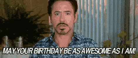 Robert Downey Jr Birthday GIF