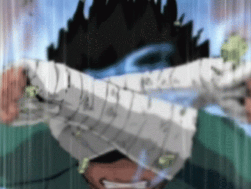 Rock Lee Eight Gates GIF