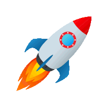 Rocket Joypixels Sticker
