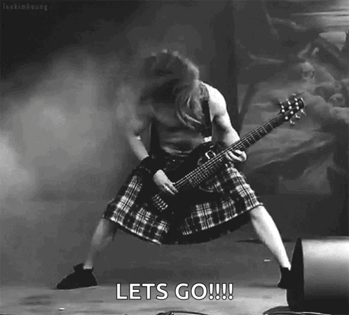Rocking Hard Guitar GIF