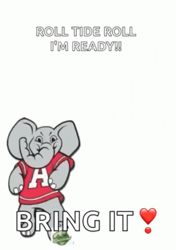 Roll Tide Alabama GIF