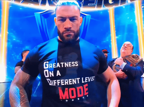 Roman Reigns God Mode Tribal Chief GIF