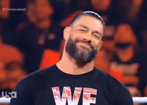 Roman Reigns Smiling GIF